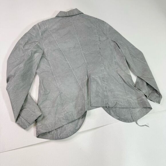Rundholz Dip Jacket Women Small Lagenlook Grunge Buttons Blazer Gray Pockets - Picture 8 of 11